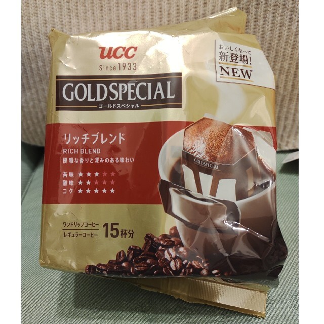 UCC(ユーシーシー)のUCCゴールドリッチブレンド15杯分 食品/飲料/酒の飲料(コーヒー)の商品写真