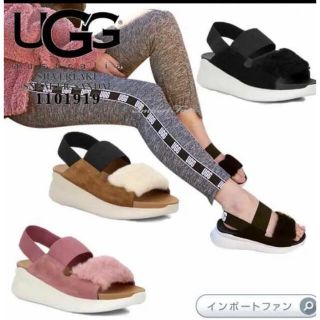 アグ(UGG)のアグ ファーサンダル(サンダル)