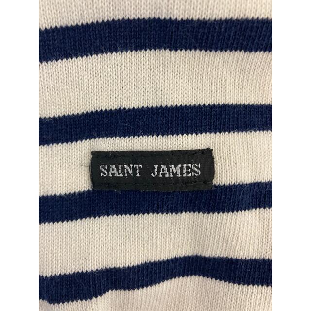 SAINT JAMES(セントジェームス)の値下げしました！セントジェームス　ウェッソン　エルボーパッチ メンズのトップス(Tシャツ/カットソー(七分/長袖))の商品写真