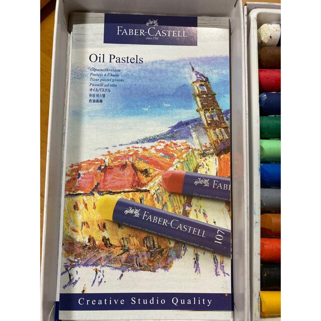 FABER-CASTELL(ファーバーカステル)のファーバーカステル　オイルパステル　12色　中古品 エンタメ/ホビーのアート用品(クレヨン/パステル)の商品写真