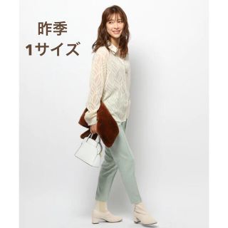 バンヤードストーム(BARNYARDSTORM)のほぼ新品＊佐田真由美さん着 昨季*BARNYARDSTORM暖かピンタックパンツ(カジュアルパンツ)