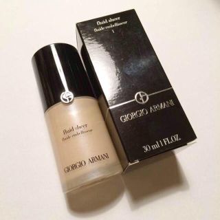 ジョルジオアルマーニ(Giorgio Armani)の★手数料0円期間限定★新品★ジョルジオ アルマーニ フルイド シアー No.1(ファンデーション)