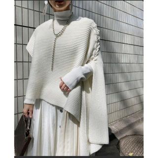 アメリヴィンテージ(Ameri VINTAGE)のAMERI 4WAY MUFFLER LAYERED KNIT(ニット/セーター)