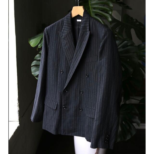 アプレッセ Double Breasted Jacket CHARCOAL