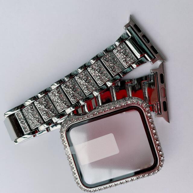 Apple Watch(アップルウォッチ)のApple Watch バンド ダイヤモンドラインAppleWatch ケース メンズの時計(金属ベルト)の商品写真