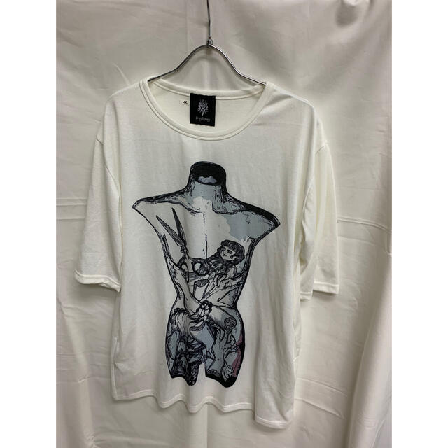 Drng honey 白Tシャツ　ゴスロリ　地雷 レディースのトップス(Tシャツ(半袖/袖なし))の商品写真
