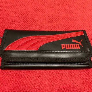 プーマ(PUMA)の☆新品、未使用品☆PUMA プーマ財布   レザーロングウォレット.ブラック(長財布)