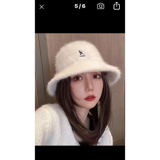 KANGOL(カンゴール)のアンゴラ風　バケットハット メンズの帽子(ハット)の商品写真