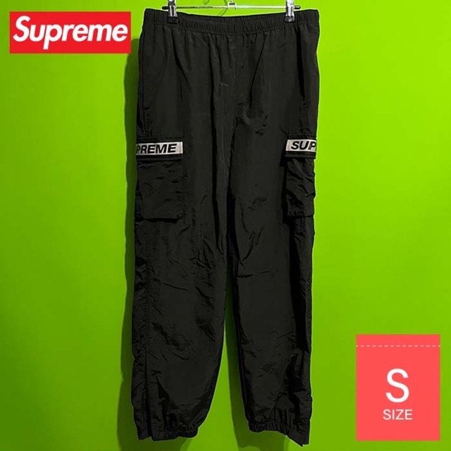 supreme 2018ss taping cargo pant black M