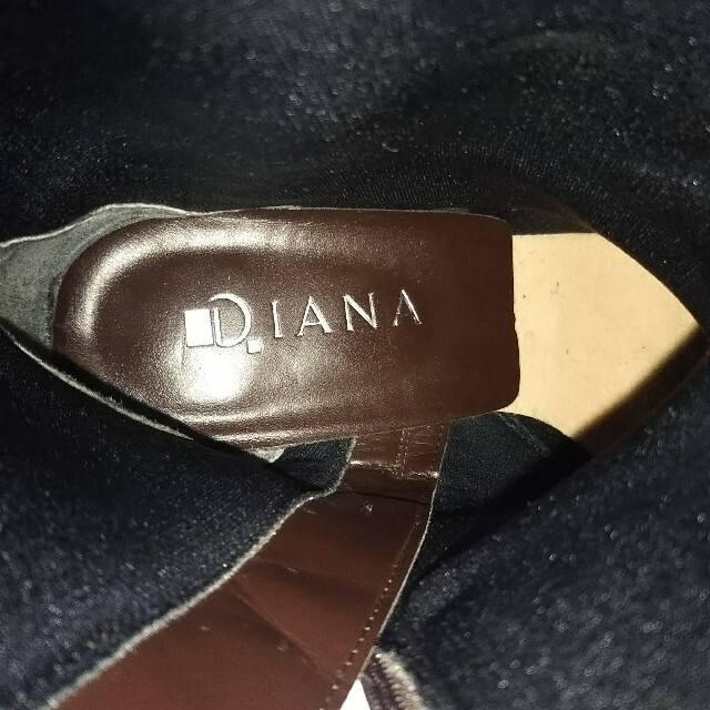 DIANA ロングブーツ ダークブラウン 23.0cm 7