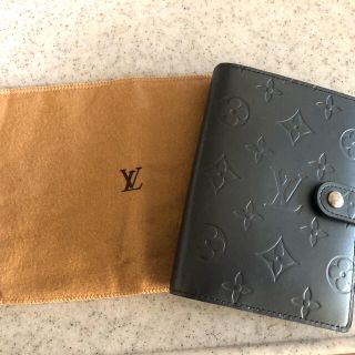 ルイヴィトン(LOUIS VUITTON)のルイヴィトン　モノグラム　ヴェルニマット　PM アジェンダカバー　(手帳)