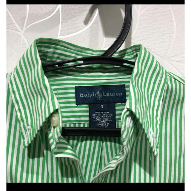 POLO RALPH LAUREN(ポロラルフローレン)のラルフローレン  シャツ　 キッズ/ベビー/マタニティのキッズ服女の子用(90cm~)(Tシャツ/カットソー)の商品写真