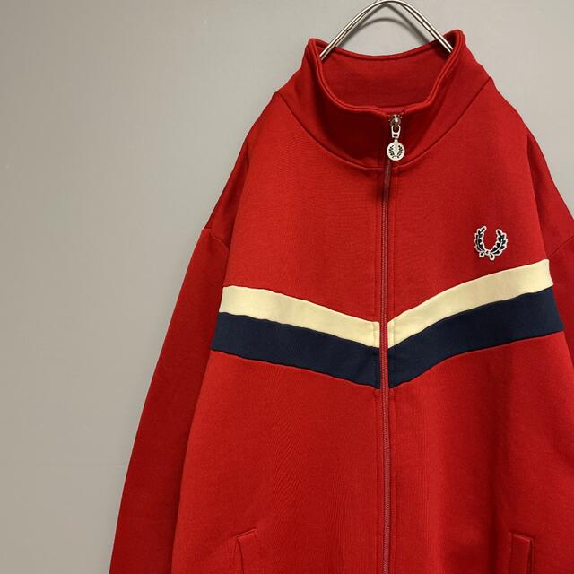 FRED PERRY(フレッドペリー)の【激レア】フレッドペリー　トラックジャケット　ポルトガル製　ヒットユニオン　肉厚 メンズのトップス(ジャージ)の商品写真