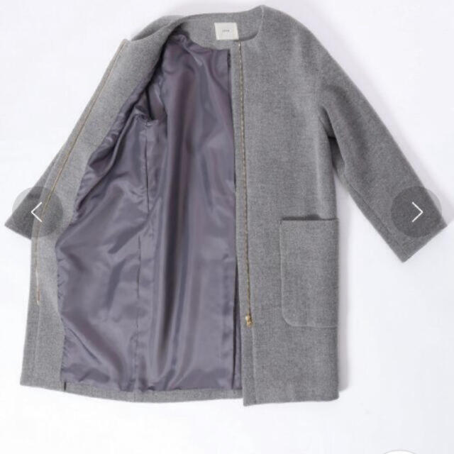 IENA(イエナ)のIENAメルトンノーカラーコート レディースのジャケット/アウター(ロングコート)の商品写真
