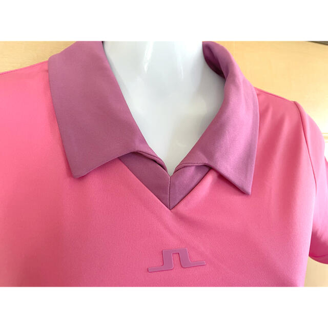 J.LINDEBERG(ジェイリンドバーグ)のリンドバーグ　レディースゴルフウェア　半袖シャツ　ポロシャツ　夏物トップス スポーツ/アウトドアのゴルフ(ウエア)の商品写真