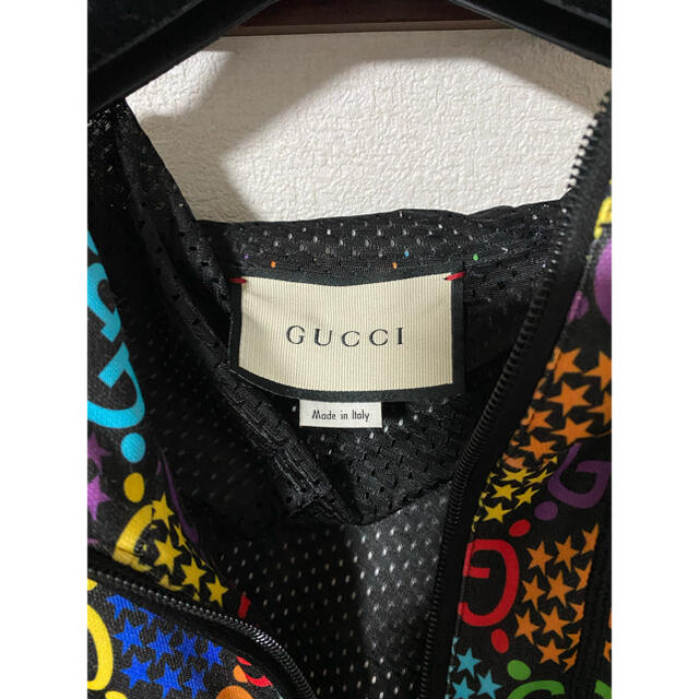 Gucci(グッチ)のグッチ GUCCI 2020SS サイケデリック オーバーサイズ パーカー メンズのジャケット/アウター(マウンテンパーカー)の商品写真