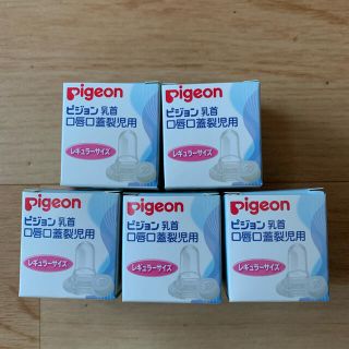 ピジョン(Pigeon)のピジョン乳首  口唇口蓋裂児用(5個セット)(哺乳ビン用乳首)