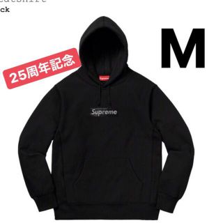 シュプリーム(Supreme)のSupreme®/Swarovski® Box Logo Hooded  M(パーカー)