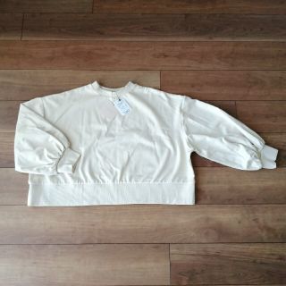 オペークドットクリップ(OPAQUE.CLIP)のOPAQUE 新品バルーン袖プルオーバー ZARA gu PLST ships(トレーナー/スウェット)