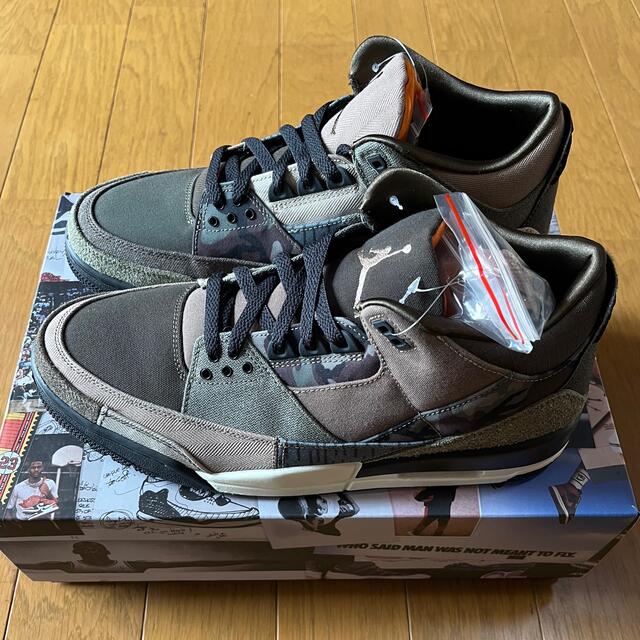 29cm Nike Air Jordan 3 Patchworkスニーカー