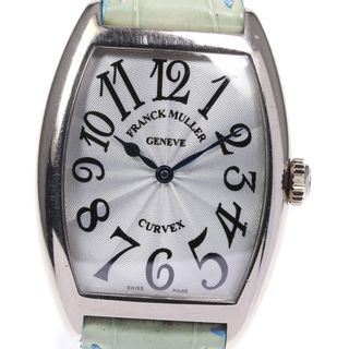 フランクミュラー(FRANCK MULLER)のフランクミュラー FRANCK MULLER 7502QZ トノーカーべックス K18WG クォーツ レディース 美品 保証書付き_654592【ev20】(腕時計)