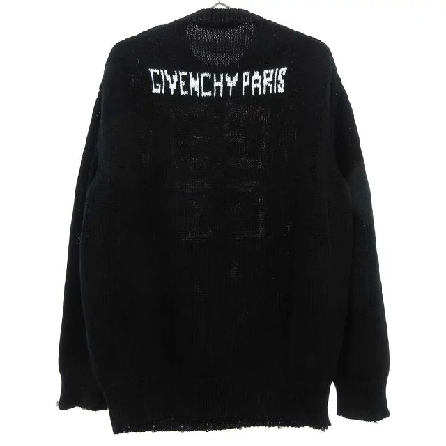 100％本物である商品 GIVENCHY/ジバンシィ ロゴ刺繍クルーネックニット 