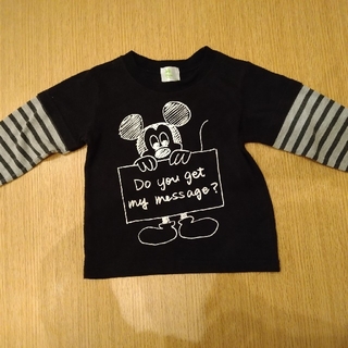 ディズニー(Disney)の☆ミッキー長袖Tシャツ　2枚セット☆95.100㌢(Tシャツ/カットソー)