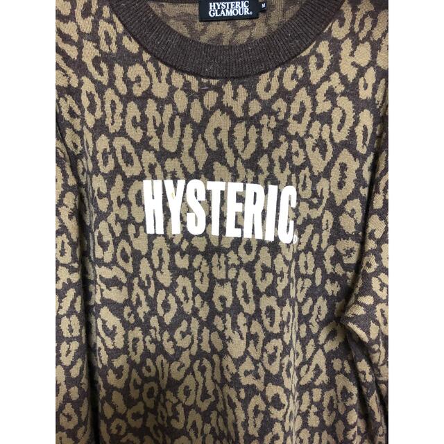 HYSTERIC GLAMOUR(ヒステリックグラマー)のHYSTERIC GLAMOUR ニットセーター ヒョウ柄 レオパード レディースのトップス(ニット/セーター)の商品写真