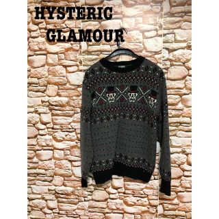 ヒステリックグラマー(HYSTERIC GLAMOUR)のさすらいだー様専用HYSTERIC GLAMOUR ニット スカル グレー(ニット/セーター)