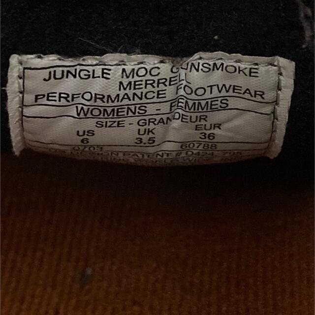 メレル ジャングルモック レディース靴 60788 ガンスモーク 23センチ