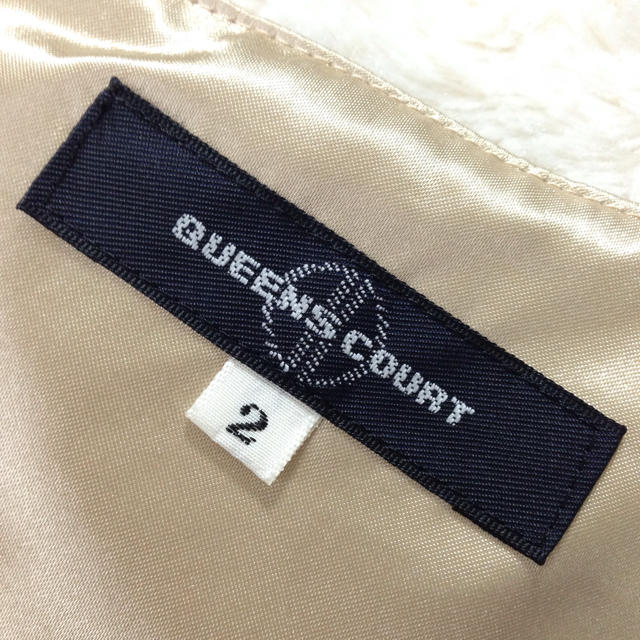 QUEENS COURT(クイーンズコート)のQUEENS COURT＊シンプルAラインワンピース レディースのワンピース(ひざ丈ワンピース)の商品写真