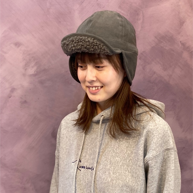 THE NORTH FACE(ザノースフェイス)のフライトキャップ　グレー　フリーサイズ レディースの帽子(キャップ)の商品写真