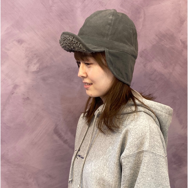 THE NORTH FACE(ザノースフェイス)のフライトキャップ　グレー　フリーサイズ レディースの帽子(キャップ)の商品写真