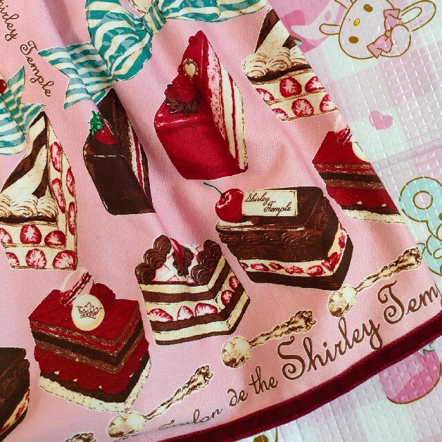 Shirley Temple(シャーリーテンプル)のシャーリーテンプル　ケーキ　ジャンスカ　ピンク　120 キッズ/ベビー/マタニティのキッズ服女の子用(90cm~)(ワンピース)の商品写真