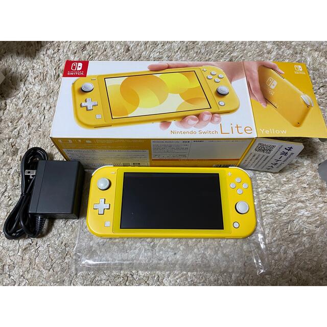 値下げしましたNintendo Switch Lite イエロー ほぼ未使用品！