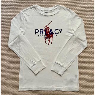 ポロラルフローレン(POLO RALPH LAUREN)の【専用】ラルフローレン 長袖Tシャツ 150  M(10-12)  白　男女兼用(Tシャツ/カットソー)