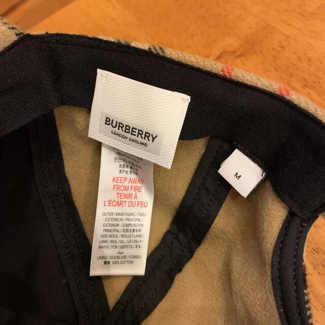 BURBERRY(バーバリー)の美品　バーバリー　キャップ　帽子　グッチ　Burberry フェンディ キッズ/ベビー/マタニティのこども用ファッション小物(帽子)の商品写真