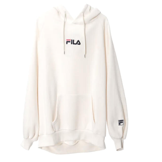 FILA - ベンチコートさん専用 白、水色セット ビッグパーカーの通販 by