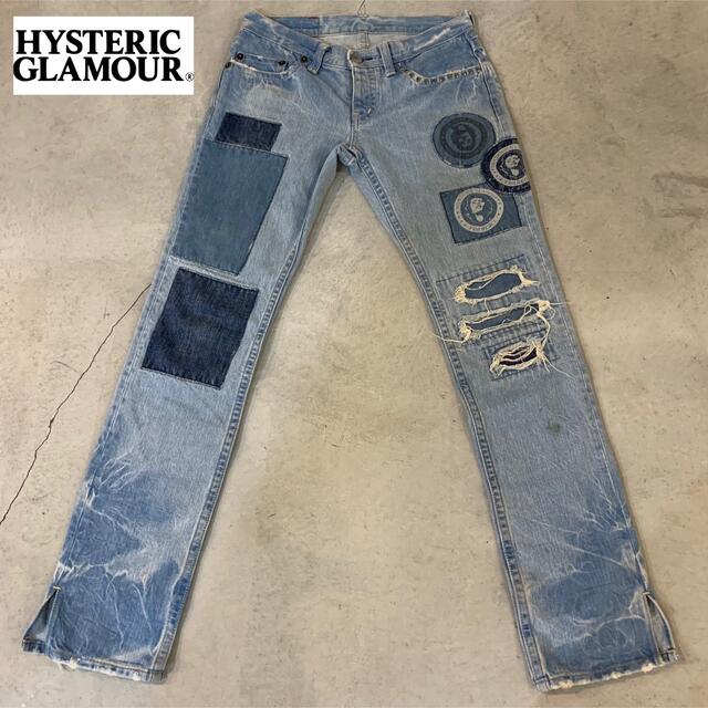 Hysteric Glamour Damage&Patchwork Jeans