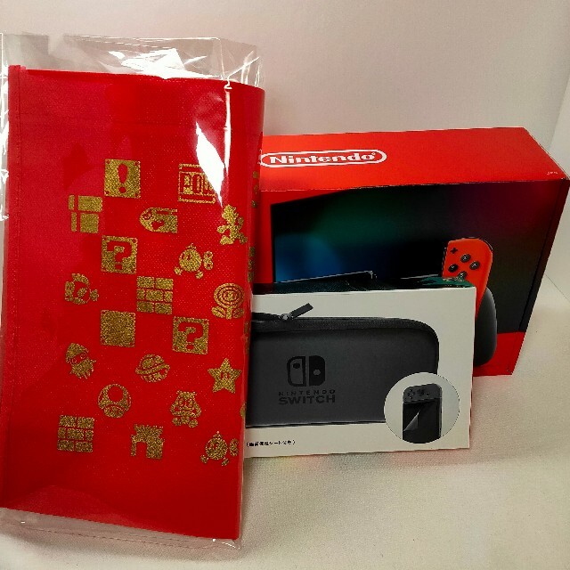【新品】Nintendo Switch+キャリングケース+オリジナルギフトバッグ
