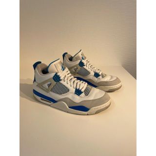 ナイキ(NIKE)のジョーダン4  Jordan4 ミリタリーブルー　ノースカロライナ(スニーカー)