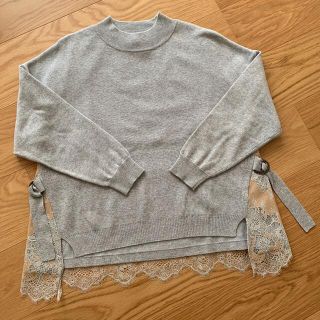 ドゥロワー(Drawer)の美品☆セレクトショップ購入☆レースニット(ニット/セーター)