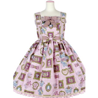 アンジェリックプリティー(Angelic Pretty)のアンジェリックプリティ　JSK ピンク(ひざ丈ワンピース)