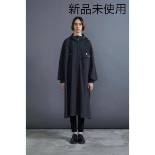 【極美品✨】HYKE ハイク　ポンチョ　ケープ　ウール　グレー　M〜L