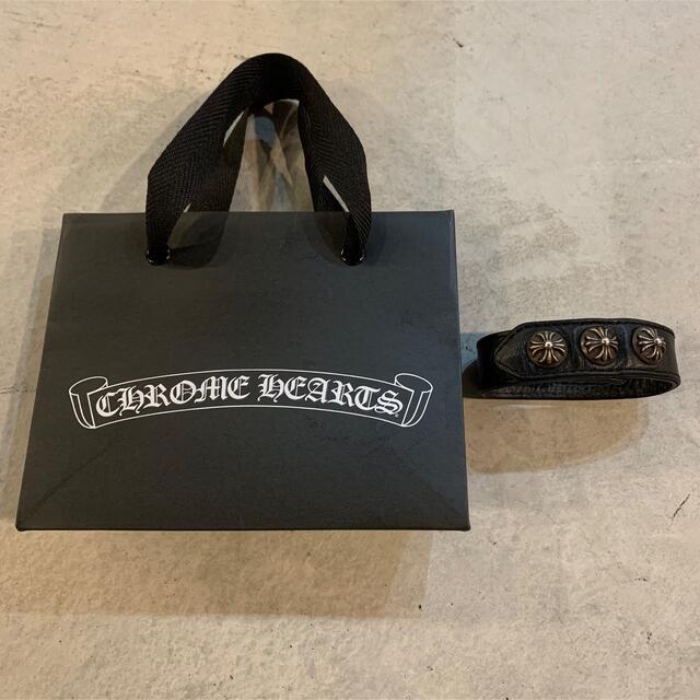 CHROME HEARTS 3BTN 2SNP クロスボタン ブレスレットエーエイプ