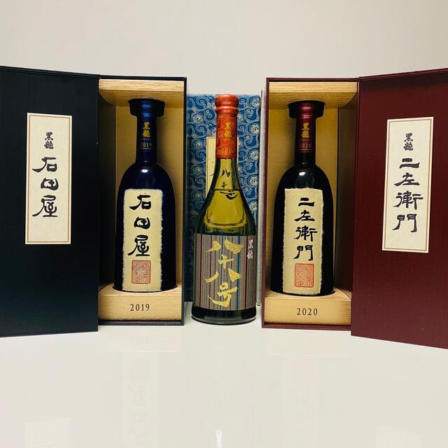 【限定品】黒龍　石田屋　仁左衛門　八十八号　3本セット【お歳暮】