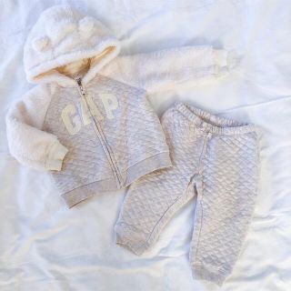 ベビーギャップ(babyGAP)のベージュ上下セットアップ　80cm(その他)