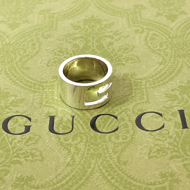 ワンピなど最旬ア! GUCCI シルバーリング 24号 リング ワンピなど最旬ア! GUCCI シルバーリング 24号 リング