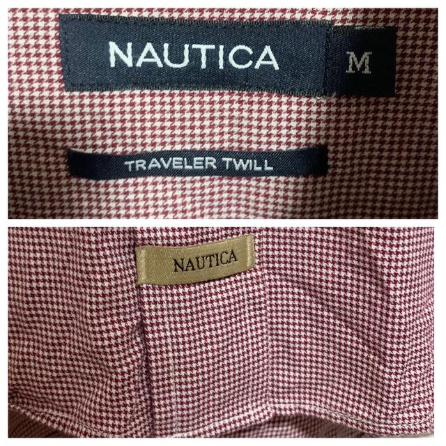NAUTICA(ノーティカ)のノーティカ チェックシャツ メンズ　長袖シャツ ボタンダウンシャツ ロゴマーク メンズのトップス(シャツ)の商品写真