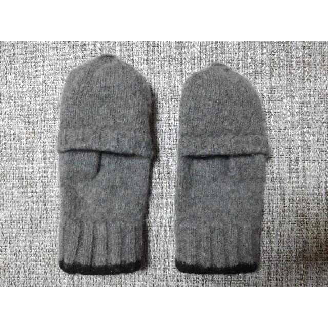 MUJI (無印良品)(ムジルシリョウヒン)のMitten Gloves ミトン グローブ　半指手袋　美品♪♪ レディースのファッション小物(手袋)の商品写真